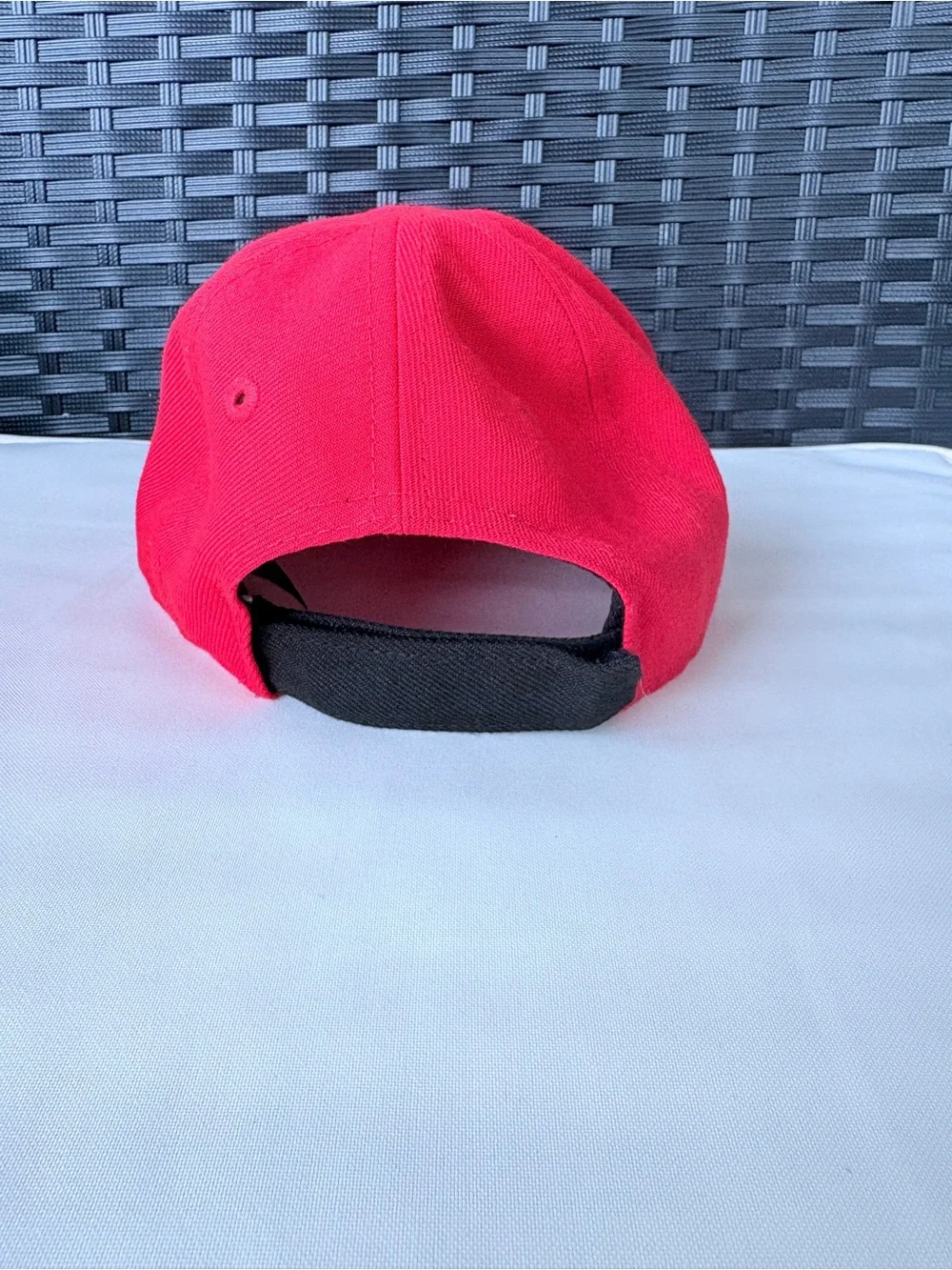 New Era Atlanta Hawks Red and Black Kids Fitted Hat